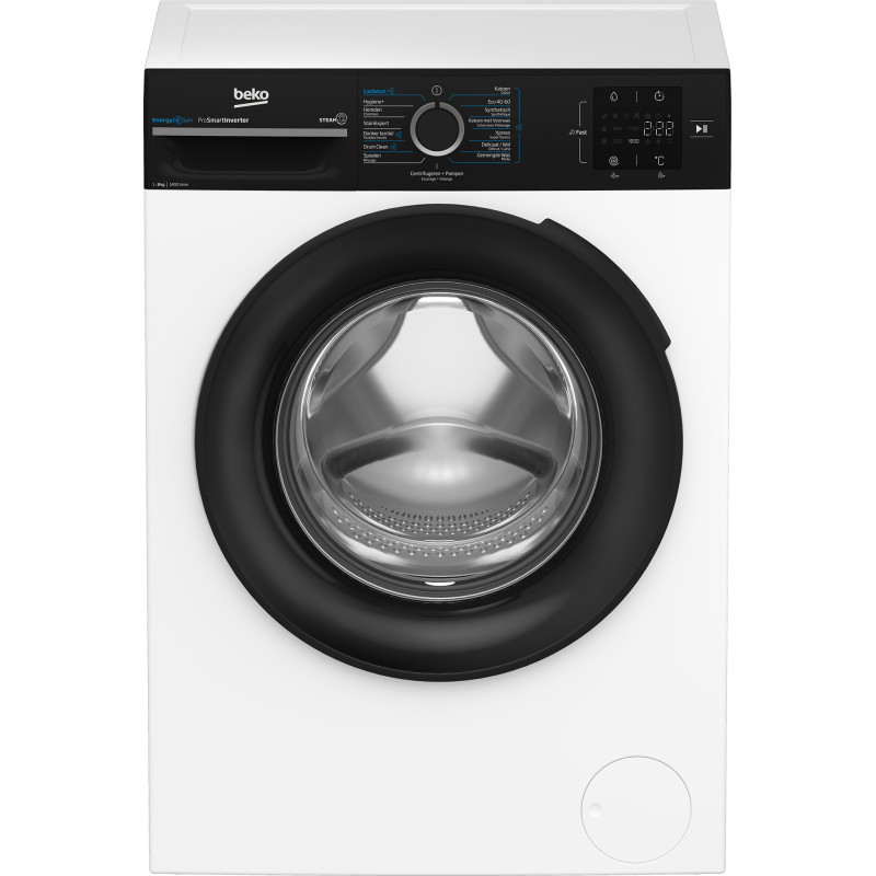 Beko b300 BM3WFT3841B wasmachine Voorbelading 8 kg 1351 RPM Wit
