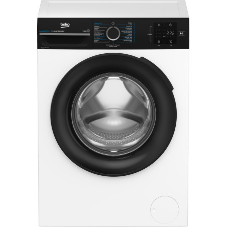 Beko b300 BM3WFT3841B wasmachine Voorbelading 8 kg 1351 RPM Wit