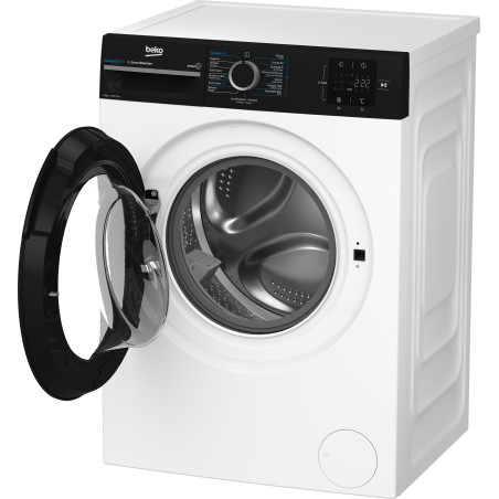 Beko b300 BM3WFT3841B wasmachine Voorbelading 8 kg 1351 RPM Wit