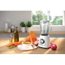 Moulinex LM430 1,75 L Mélangeur de table 800 W Blanc 2