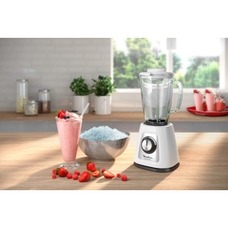Moulinex LM430 1,75 l Blender voor op aanrecht 800 W Wit