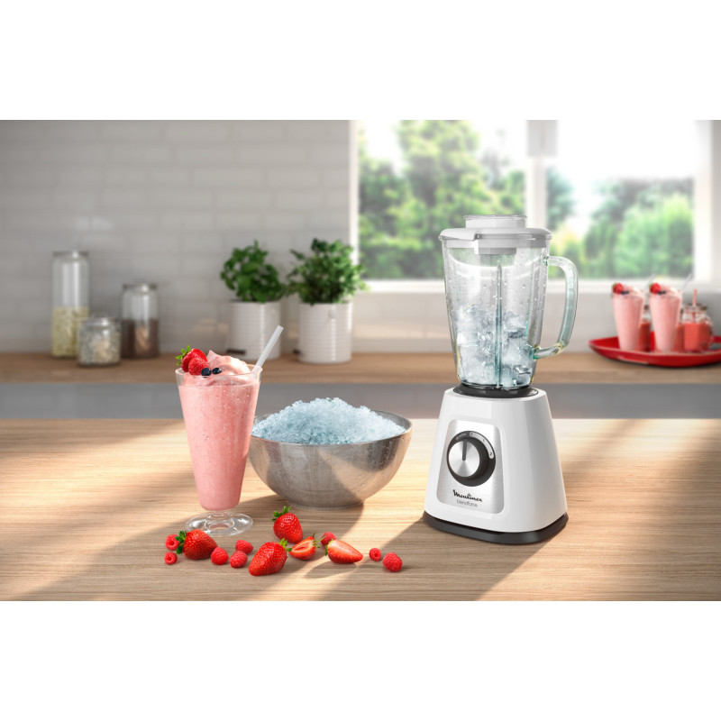 Moulinex LM430 1,75 l Blender voor op aanrecht 800 W Wit