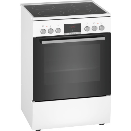 Bosch Serie 4 HKR39C220 fornuis Vrijstaand fornuis Electrisch Keramisch Wit