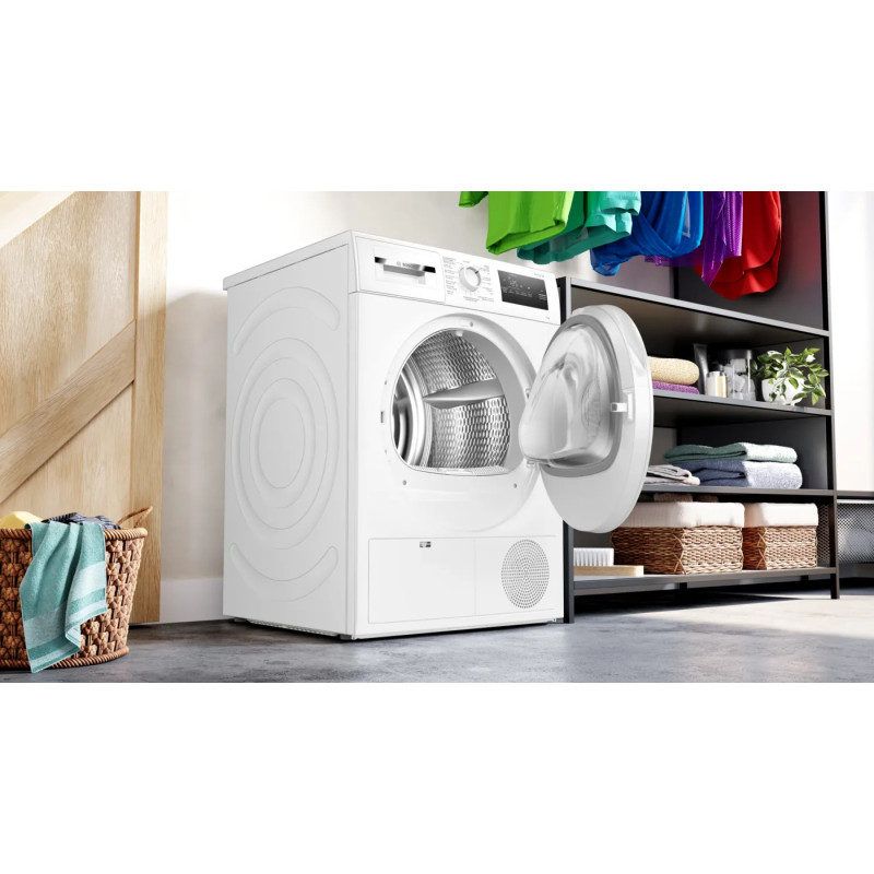 Bosch Serie 6 WTH8300WFG wasdroger Vrijstaand Voorbelading 8 kg Wit