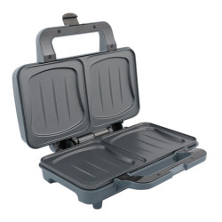 Frifri Duo 'Dwich XXL gaufrier et appareil à croque-monsieur 900 W Gris