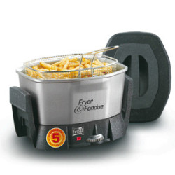 Fritel FF 1400 Unique 1,5 L 1400 W Anthracite, Argent