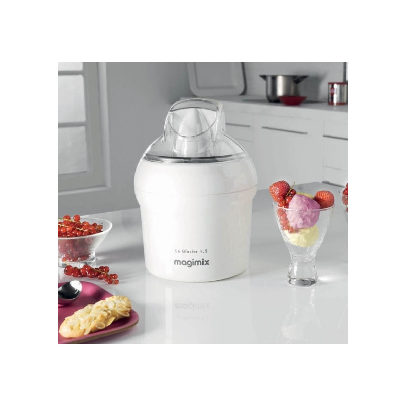 Magimix Glacier Machine à crème glacée 1,5 L 15 W Blanc