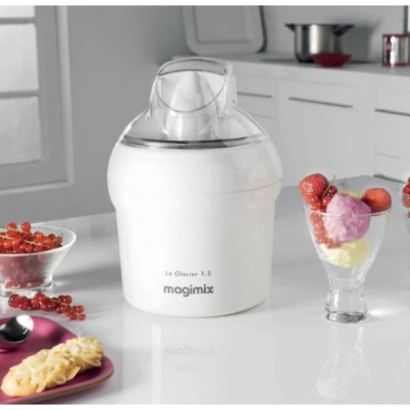 Magimix Glacier Machine à crème glacée 1,5 L 15 W Blanc